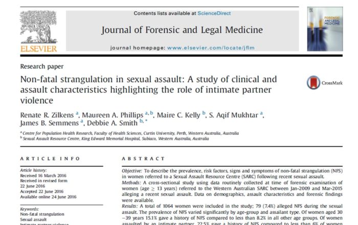 Latest News - Strangulation Prevention