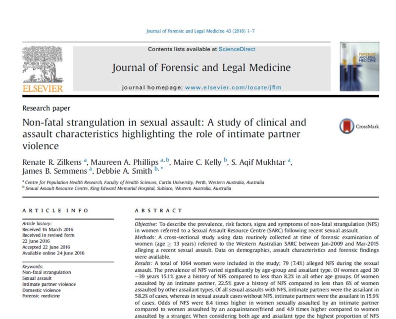 Australian institute for Strangulation Prevention